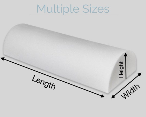 Half round foam bolster top