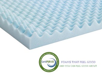 Medical Convoluted Bed Pad / Egg Crate Foam for Hospital Mattress, Made In USA