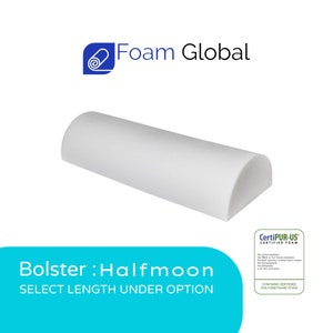 Half Moon Bolster Pillow Foam Insert