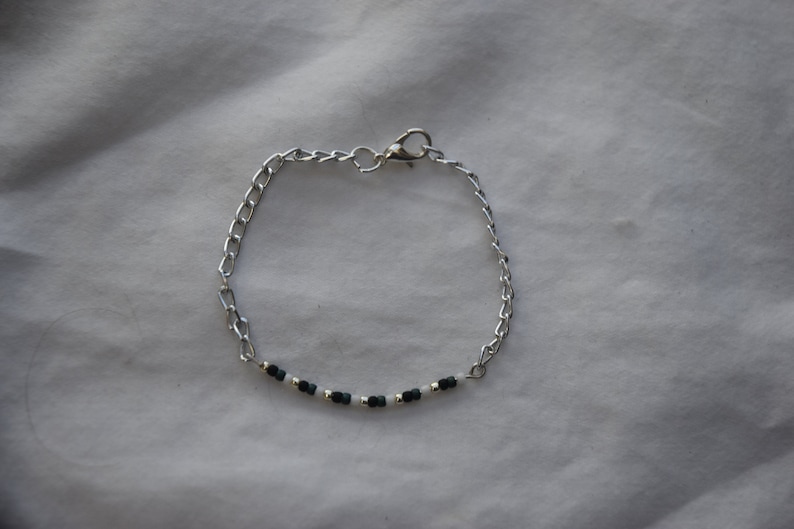 beaded chain bracelets