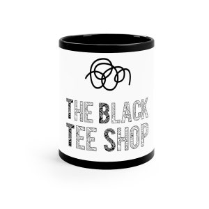 The Black Tee Shop Mug - White