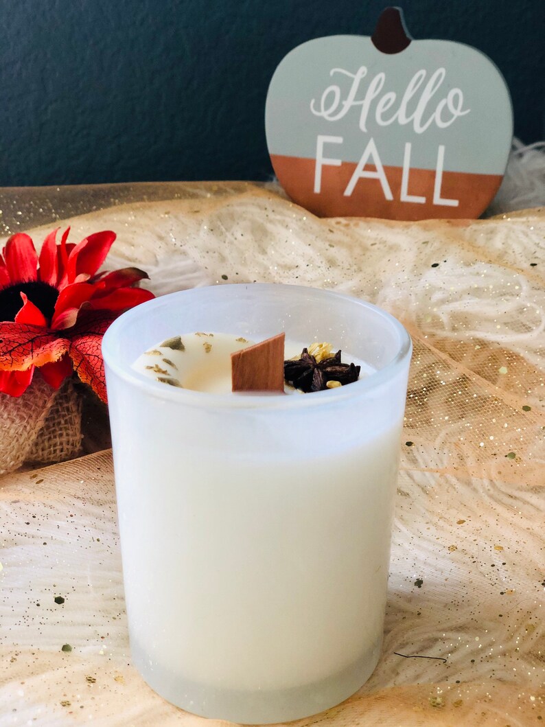 Moon Candle Energy Candles Crystals and Herb Candles Hand Etsy