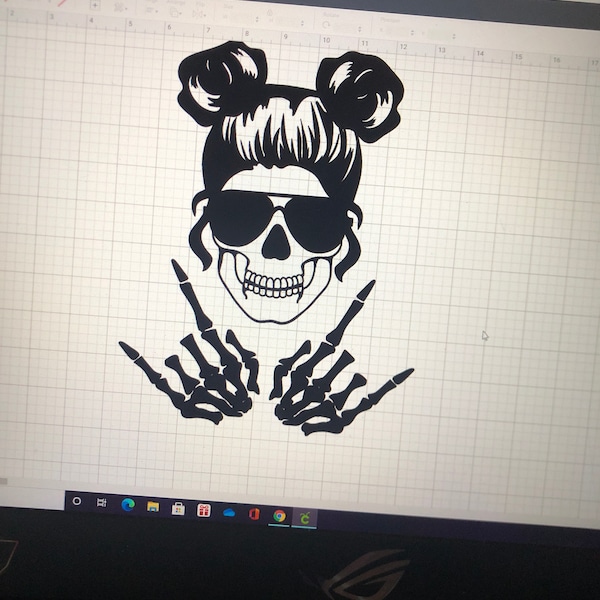 Rock chick decal