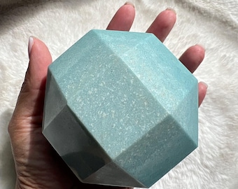 RARE Trolleite Rhombicuboctahedron: Sacred Geometry Crystal, Reiki Infused Archimedean Solid | Ascension Stone