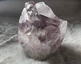 Amethyst Cupcake Geode: Brazilian Crystal, February Birthstone |  Spiritual | High Vibration | Emotional Balance