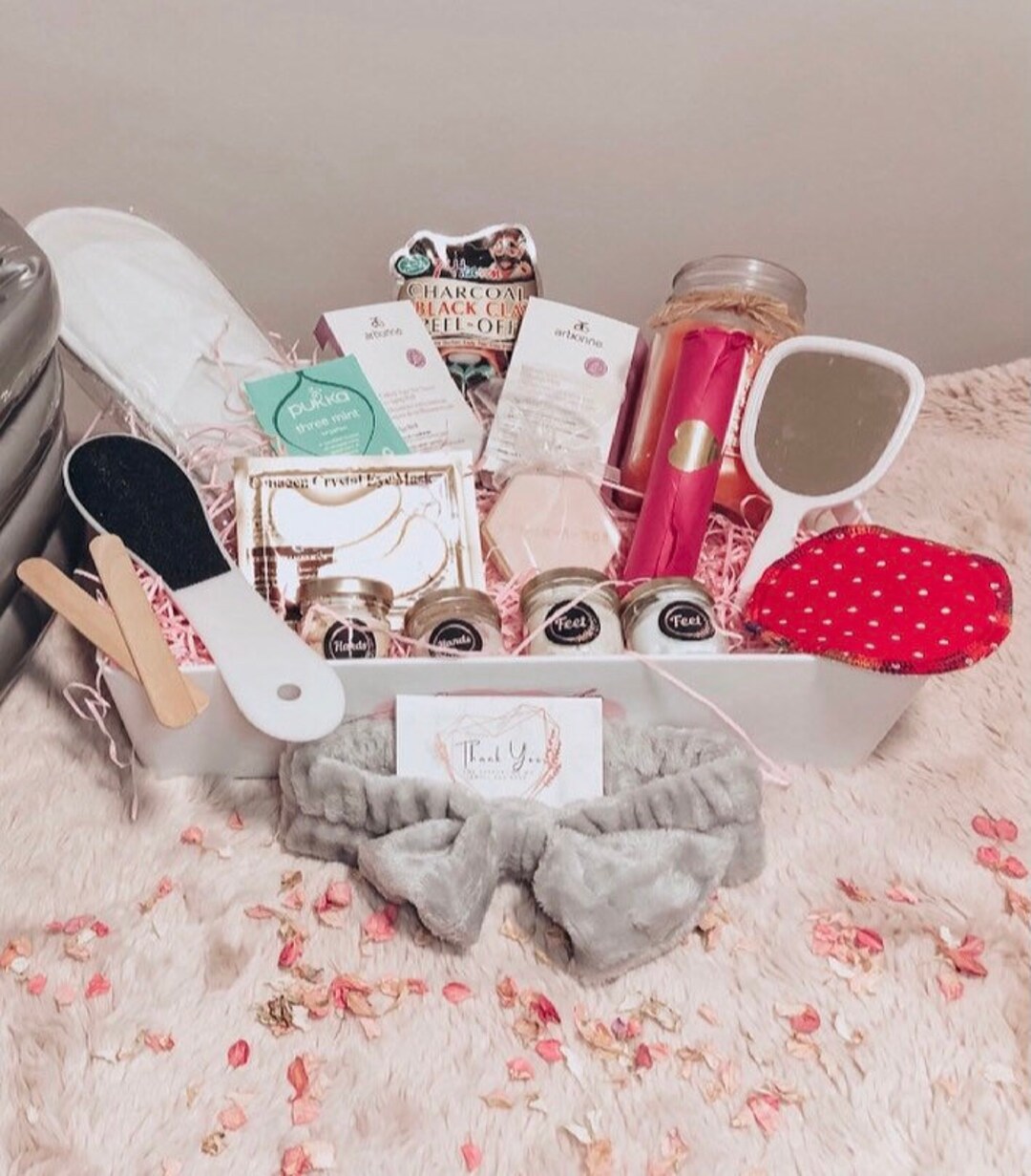 Make Your Own Pamper Hamper Luxury Gift Wrapped Hamper Spa Etsy