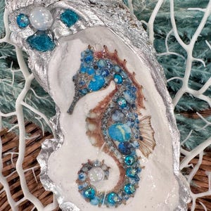 Coastal Shell Decoupage Decor