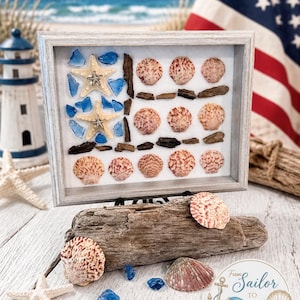 Sailor to Sheller - Box Framed Art…. “250th American Shellibration”