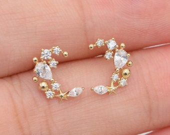 アクセサリー 18K GOLD EARRING 10K GOLD RING SET Amazon.com: FASACCO 18K Gold Plated Chain Earrings Set