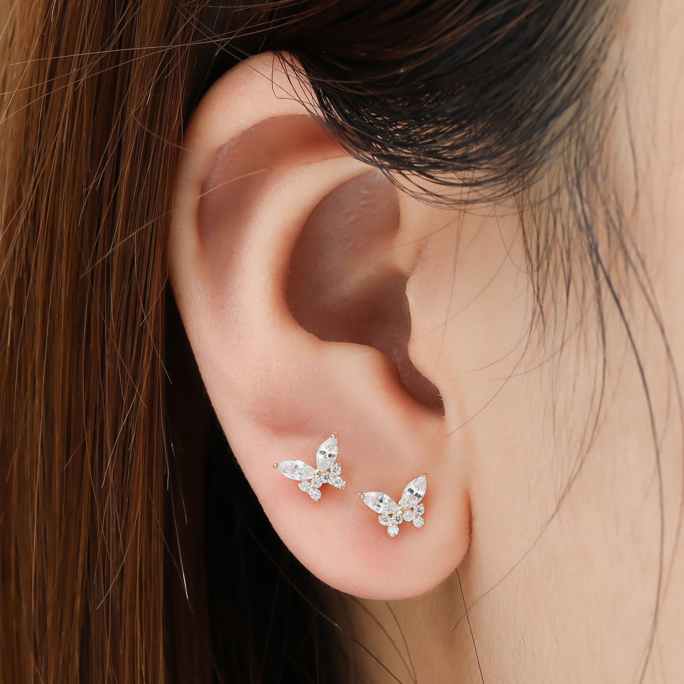 【STONEHENgE】POSY〜14K Butterfly Shaped Earrings T2045 STONEHENgE】POSY〜14K Butterfly Shaped Earrings T2045