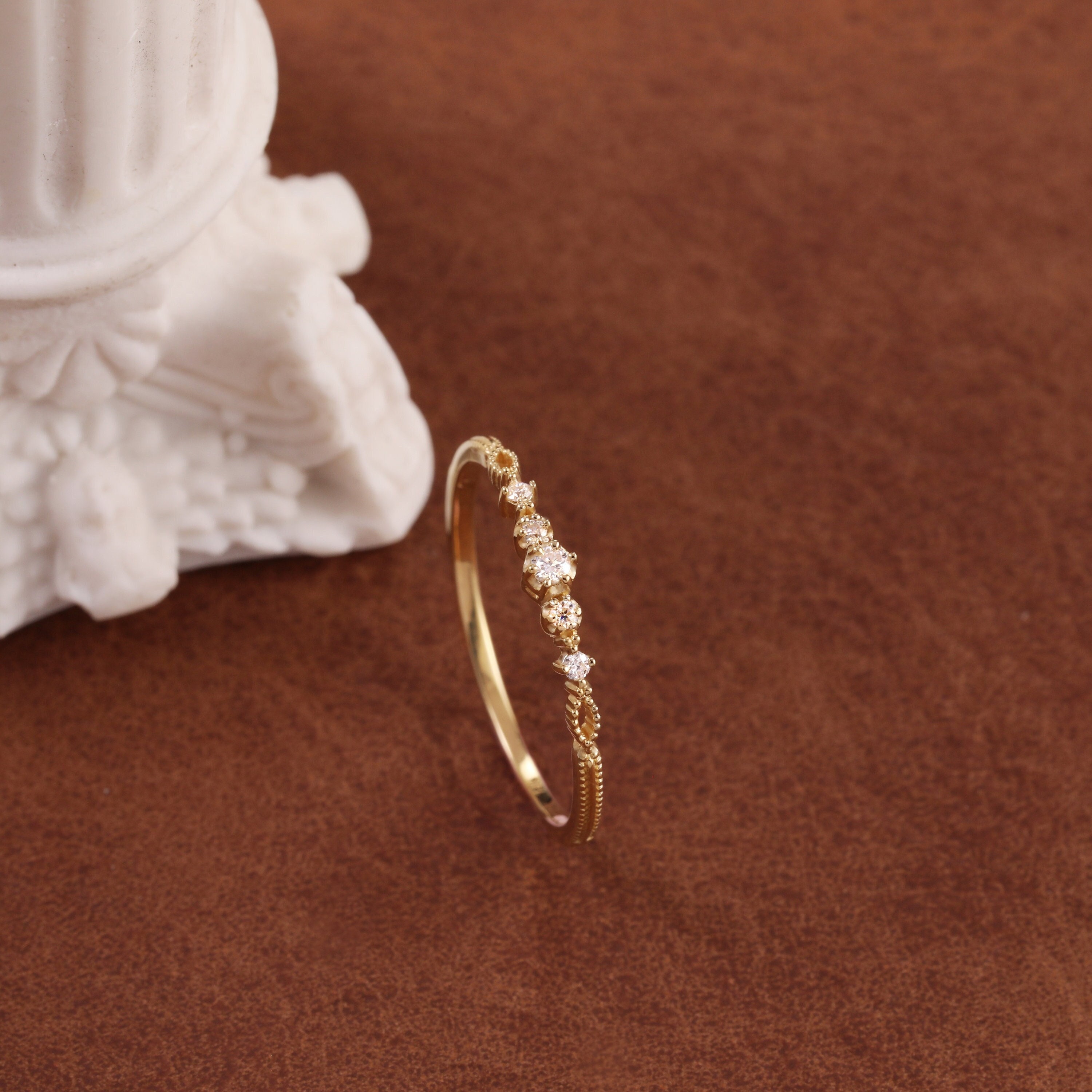 アクセサリー aucentic 18K SOLID GOLD SKINNY RING 18Kスキニーリング | aucentic(オーセンティック)