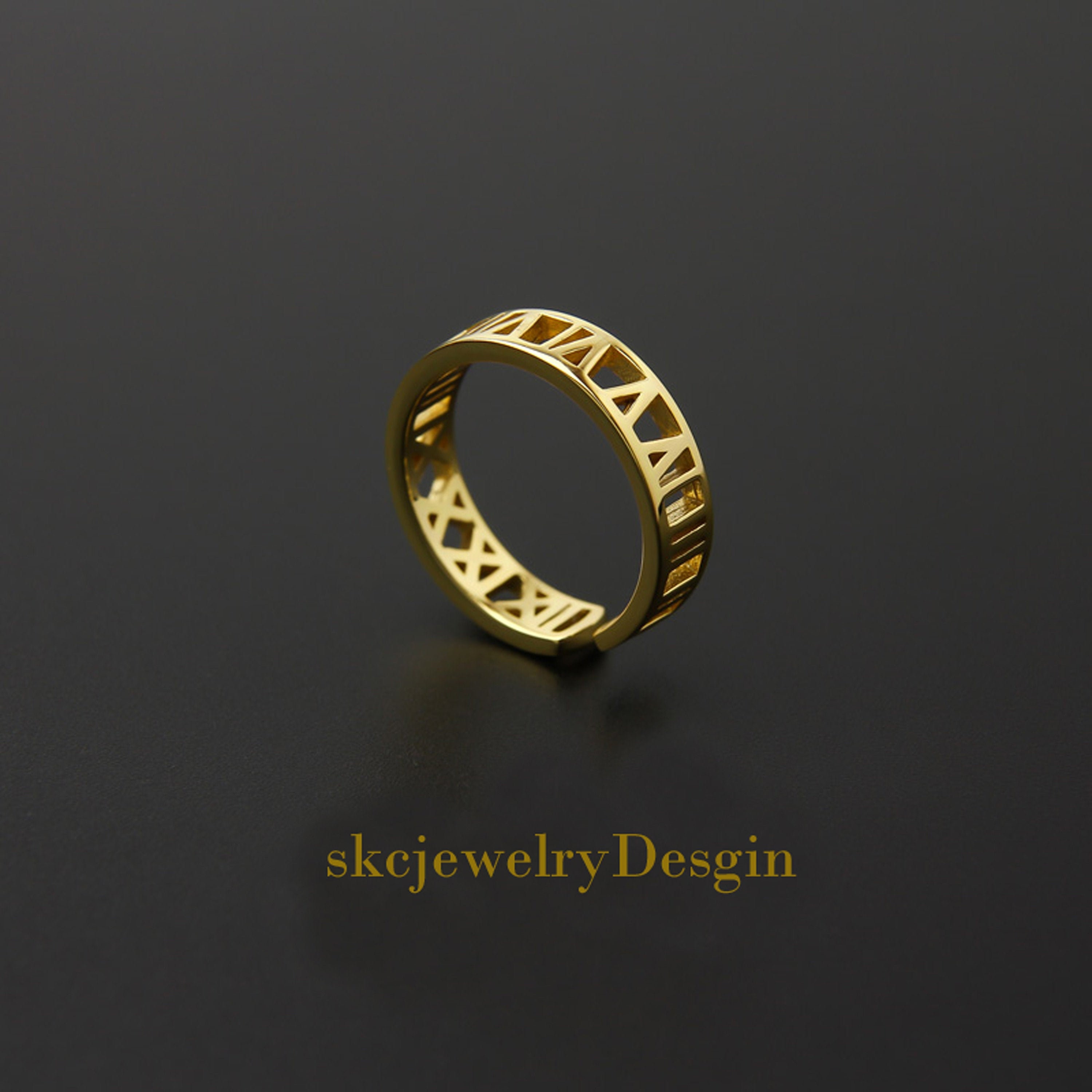 Roman Numeral Ring Etsy Canada