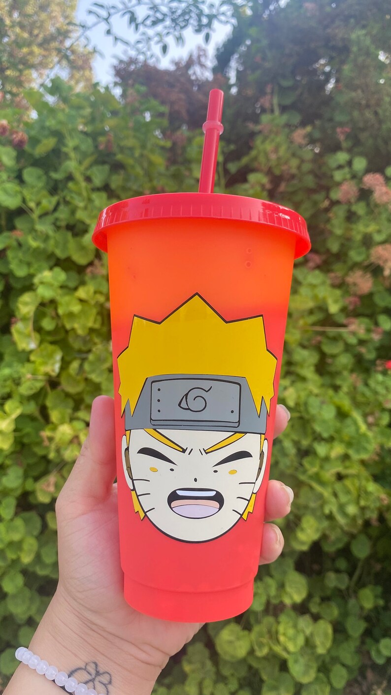 Naruto Tumbler Naruto Cup Anime Cup Color Changing Cup | Etsy