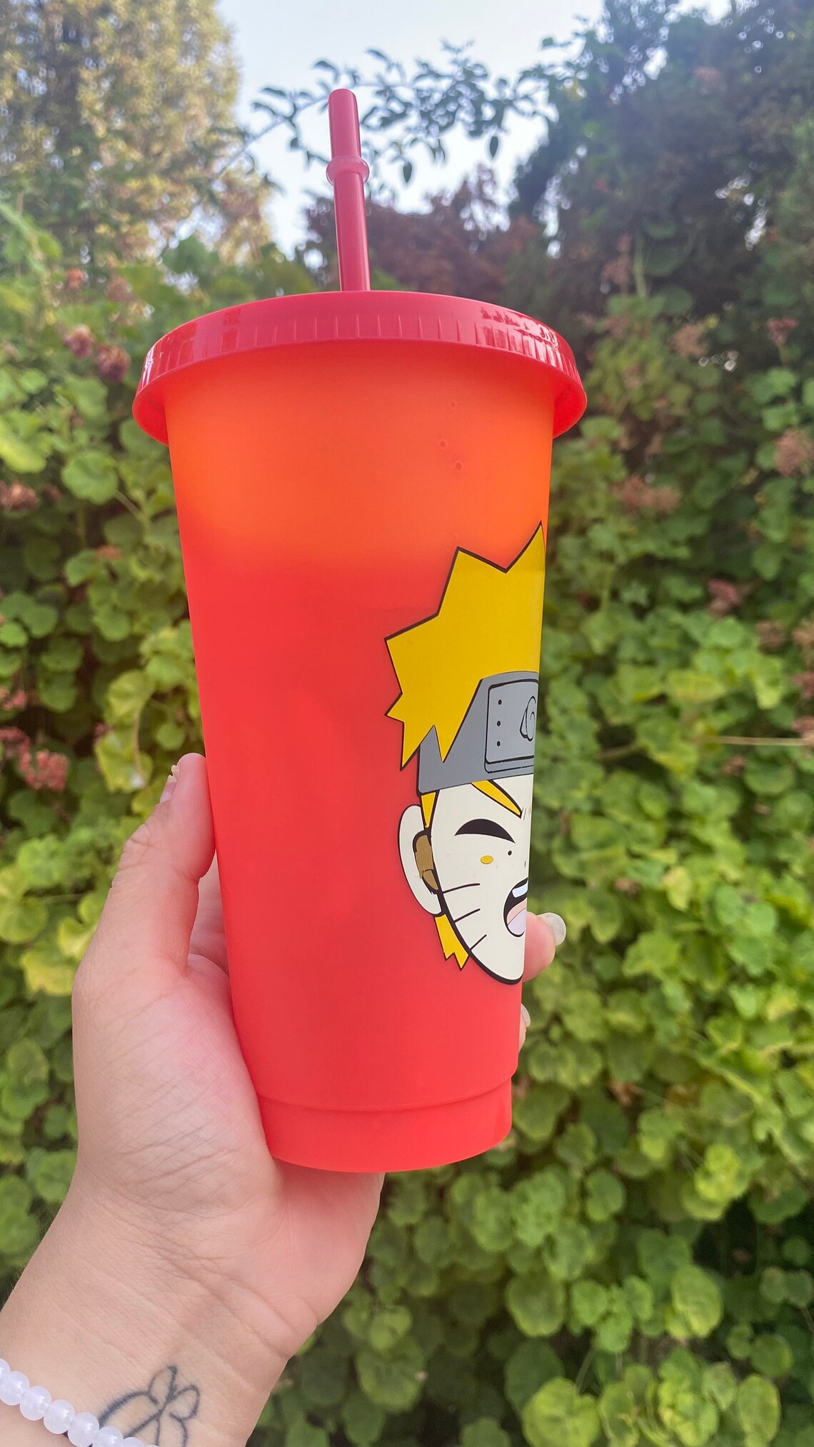 Naruto Tumbler Naruto Cup Anime Cup Color Changing Cup | Etsy