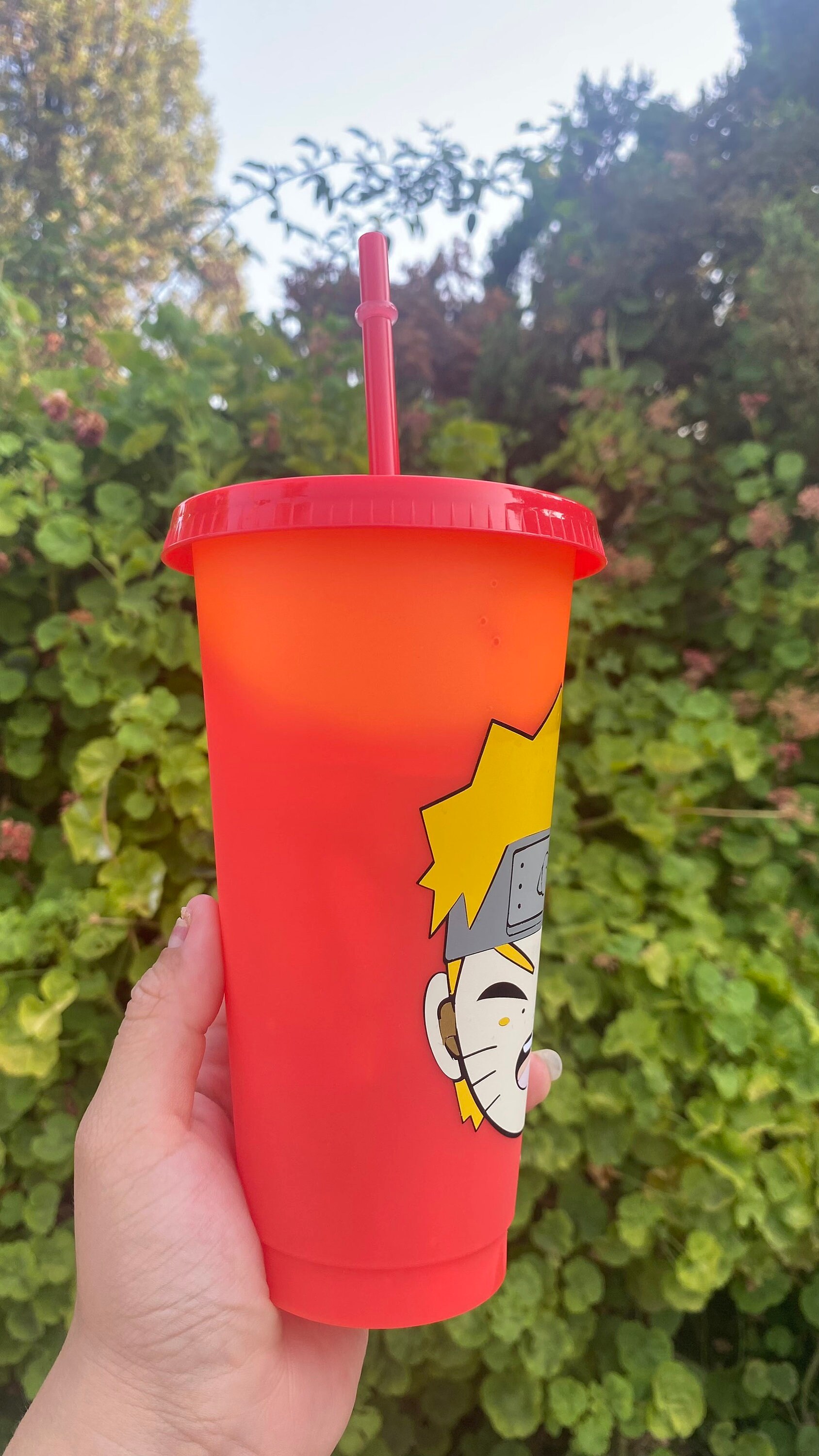 Naruto Tumbler Naruto Cup Anime Cup Color Changing Cup | Etsy
