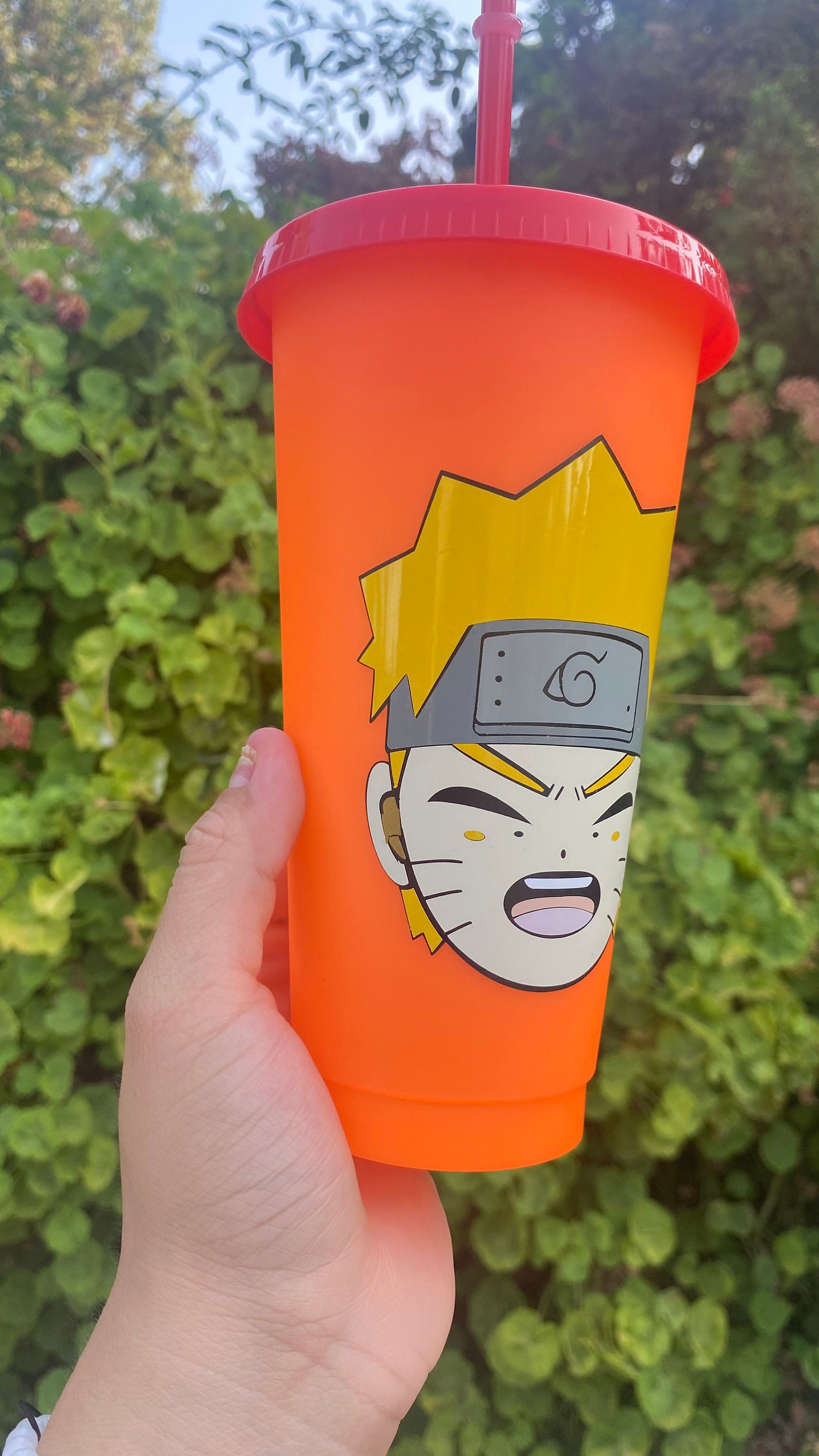 Naruto Tumbler Naruto Cup Anime Cup Color Changing Cup | Etsy