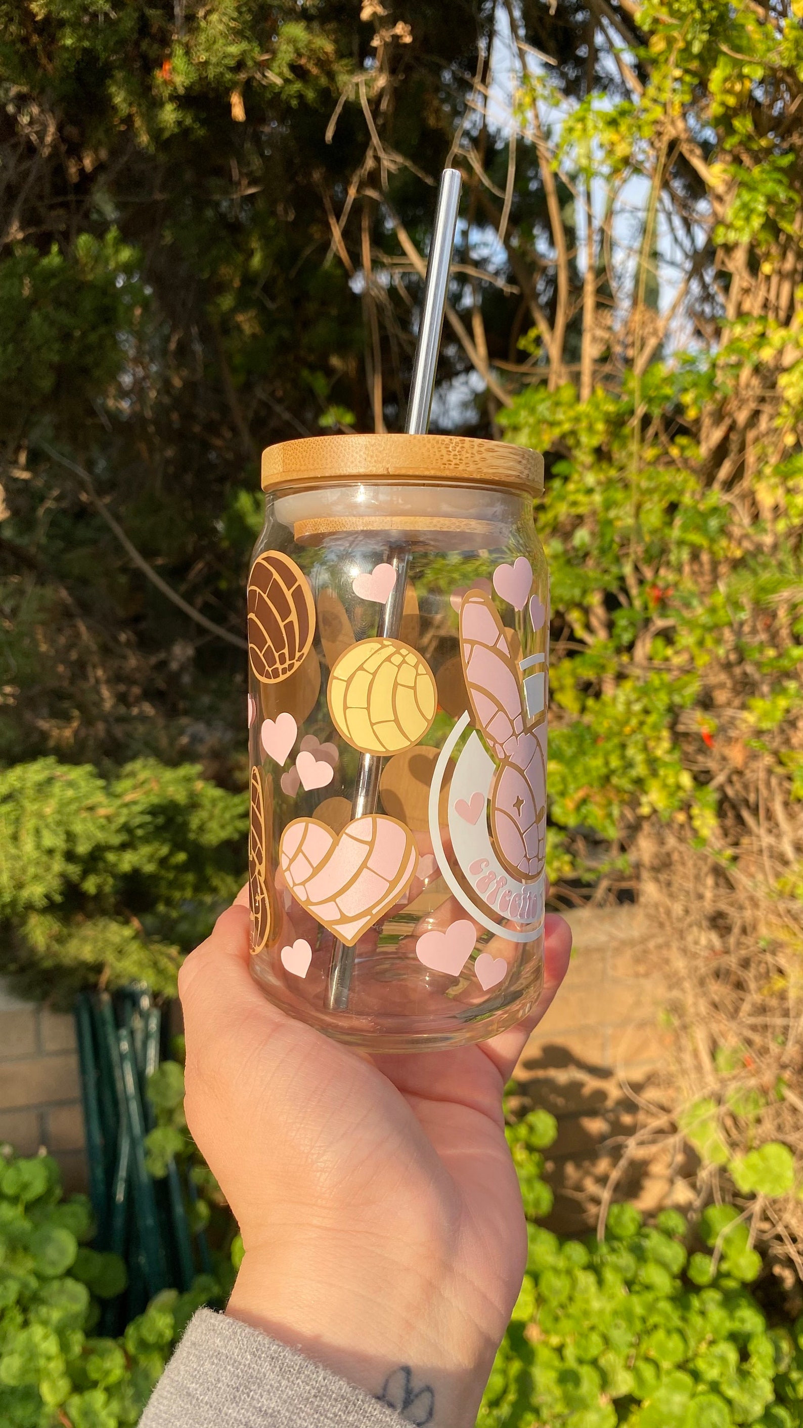 Bad Bunny Concha Beer Glass Can Bad Bunny Cups Cafecito Y - Etsy