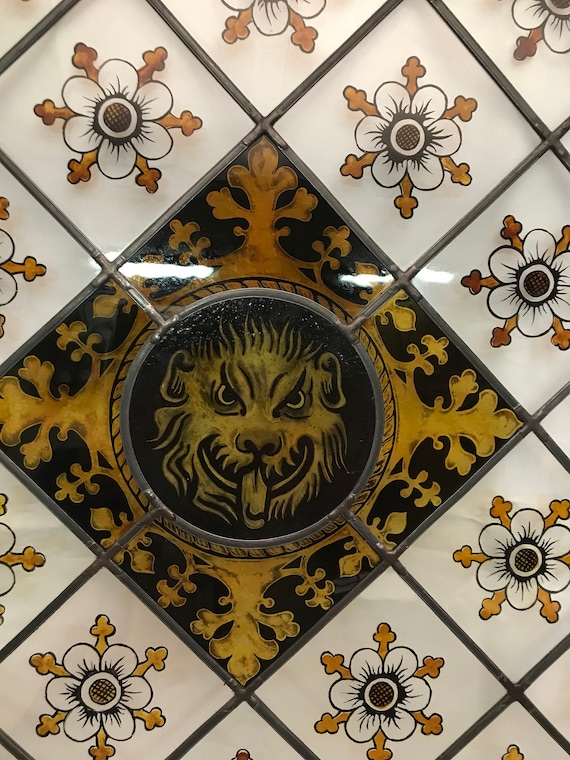 Stained glass panel
