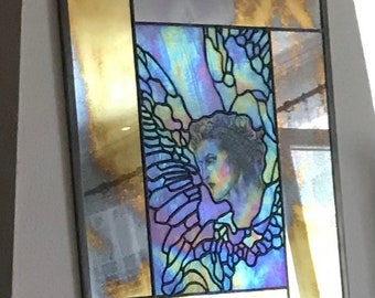 Stained glass art " Archangel"