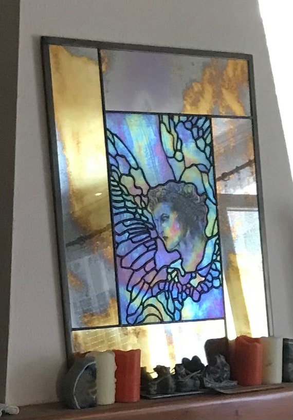 Stained glass art " Archangel"