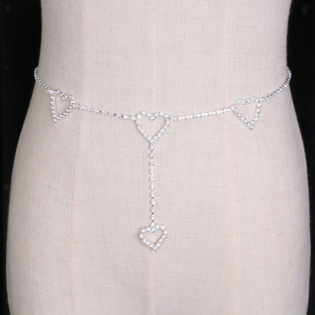 Hot Sexy Ladies Body Jewelry Accessories Silver Crystal Waist Etsy Australia