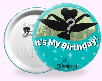 CUSTOM Disney Birthday Button