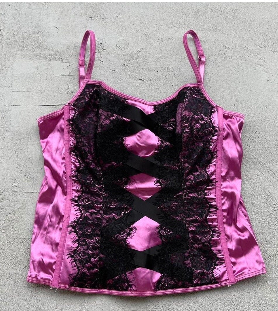 )versailles babe – pink corset cami (S?