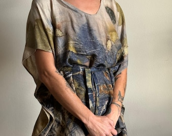 Camicette in  lana/seta ecostampata.  Pure Eco printed Silk/Wool Shirts.