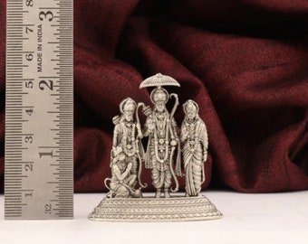 BIS HALLMARKED 925 2D Antique silver handmade customized idol small statue sculpture home temple puja art, utensils