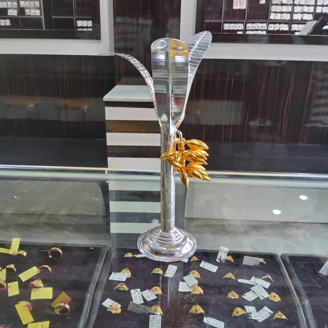 Silver banana tree best sale for pooja in grt
