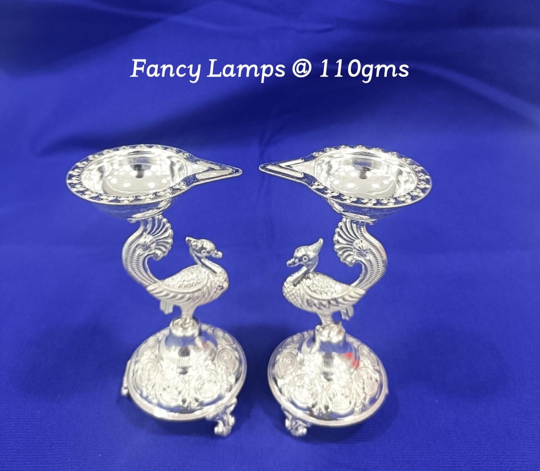 BIS HALLMARKED 925 Silver Diya Pure Silver Gift Items Etsy