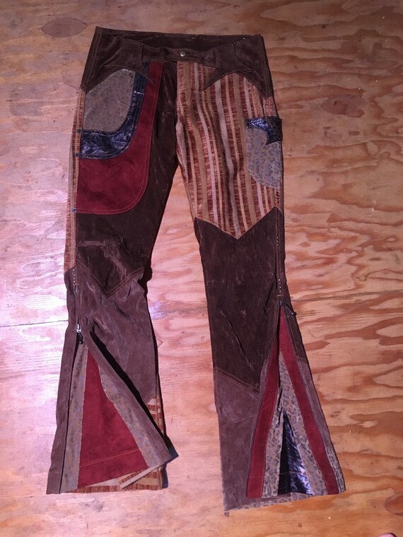 Patchwork bell bottoms