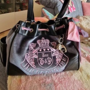 Juicy Couture purse, Y2k fashion bag, Vintage kawaii inspired purse juicy couture image 1
