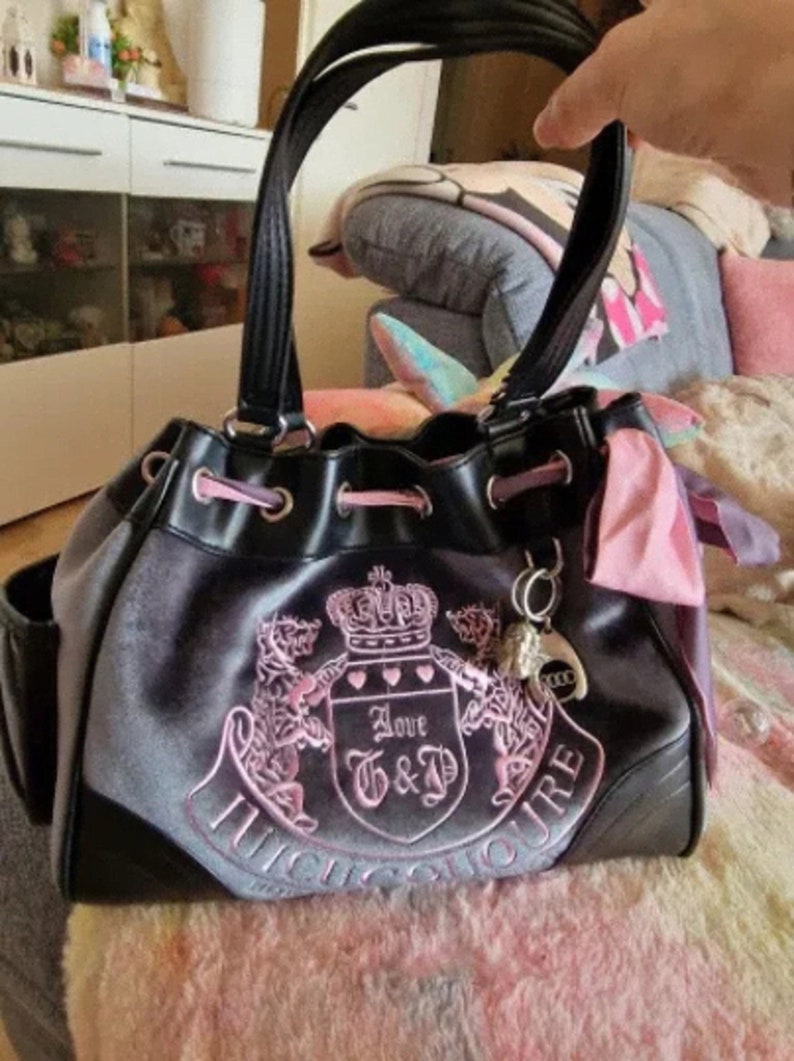 Juicy Couture purse, Y2k fashion bag, Vintage kawaii inspired purse juicy couture image 1