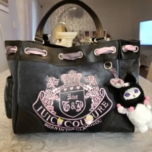 Juicy Couture purse, Y2k fashion bag, Vintage kawaii inspired purse juicy couture image 8