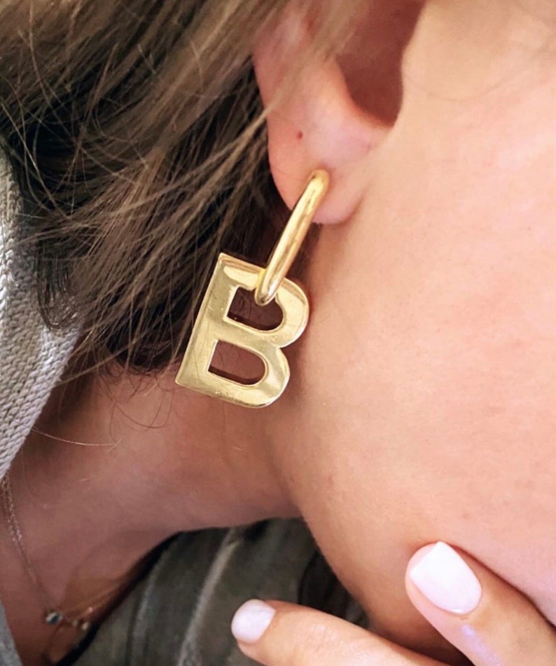 Dangle Earrings \u2022Personalized Earrings \u2022Custom Silver Earrings \u2022Initial Letter Earrings \u2022925 Silver Earrings