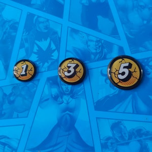 Tokens de ameaça LCG dos campeões da Marvel 16 mm/20 mm/25 mm