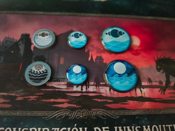 Flood Tokens Arkham Horror LCG - the Innsmouth Conspiracy - Etsy