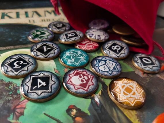 arkham horror card game symbols Arkham Horror:The Card Game Clue/Doom Tokens