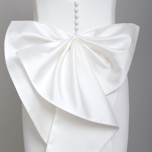 Eve Detachable Wedding Dress Bow Wedding Bow Bridal Bow - Etsy