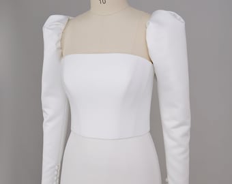 Vera Detachable Wedding Dress Straps, Wedding Straps, Bridal Straps, Detachable Sleeves, Off Shoulder Straps, Dress Straps, Sleeves