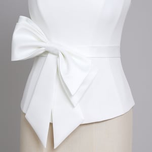 Jamie Detachable Wedding Dress Bow, Wedding Bow, Bridal Bow, Large Wedding Bow, Bridal Gown Bow