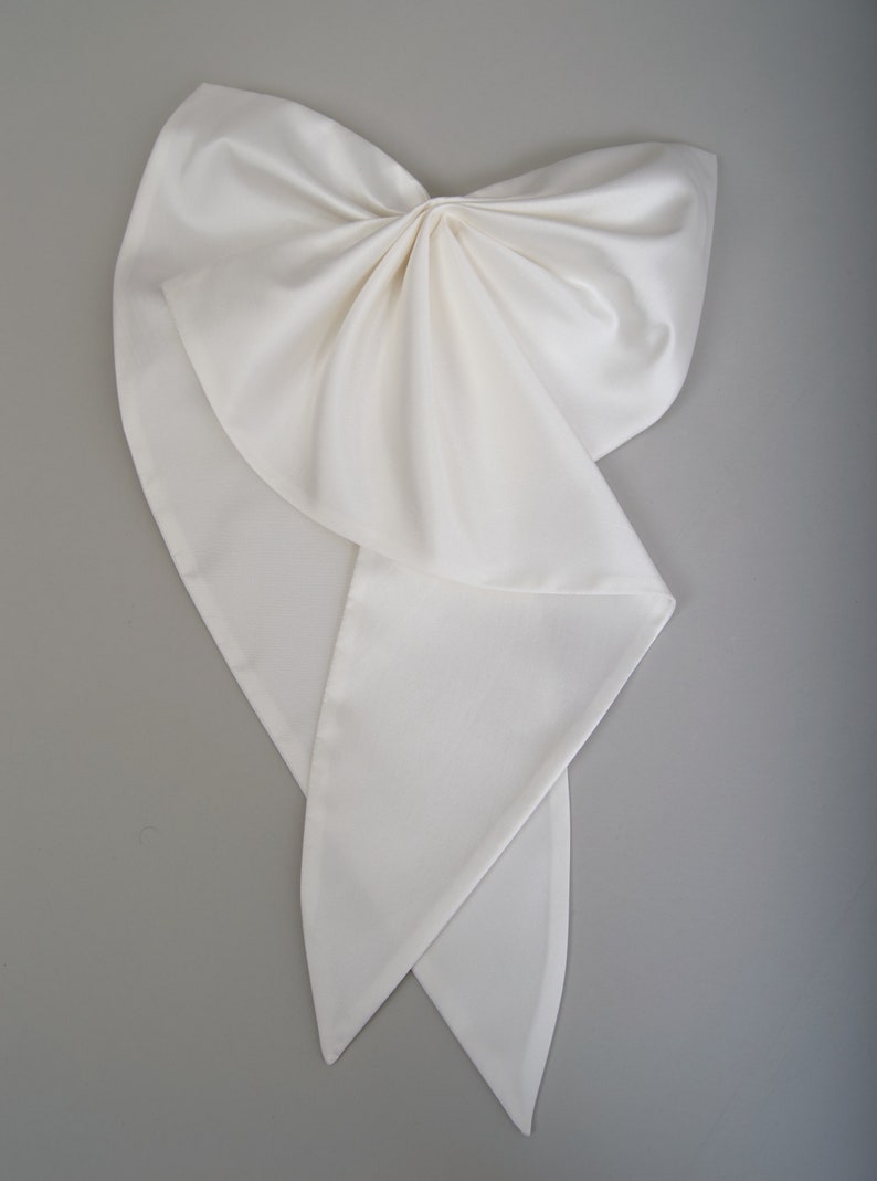 Detachable Wedding Dress Bow Wedding Bow Bridal Bow Large | Etsy