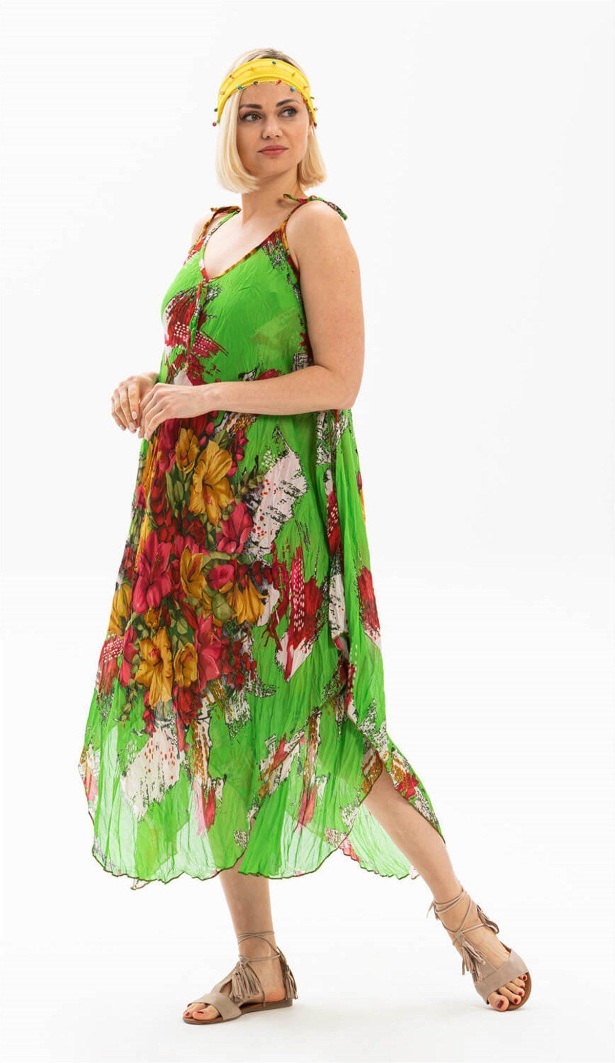 Free Size Slip Dress, Rope Strap Dress, Adjustable Straps, Boho Dress ...