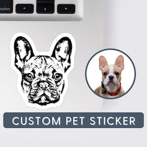 Custom dog sticker for car cheap