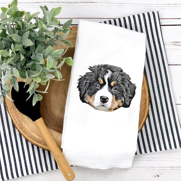 Dog Kitchen Towel Etsy