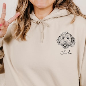 Sweat-shirt à capuche personnalisé pour animal de compagnie avec photo et nom de l'animal de compagnie