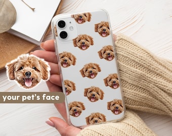 Custom Pet Phone Case Using Pet Photo + Name Custom Dog Phone Case Custom Cat Phone Case Personalized Phone Case Cat iPhone Case