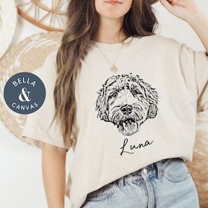 Custom Pet Shirt Pet Photo + Name Custom Dog Shirt Personalized Dog Shirt Custom Dog T Shirts for Humans Custom Cat Shirt