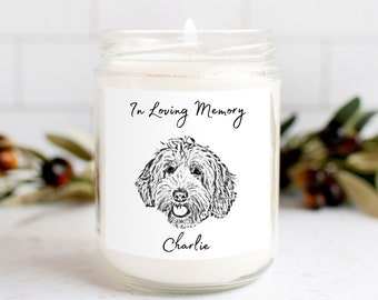 Custom Pet Candle Pet Memorial Gift Dog Memorial Gifts Pet Loss Gifts Dog Loss Gifts Cat Memorial Gifts Dog Remembrance Gifts Pet Sympathy